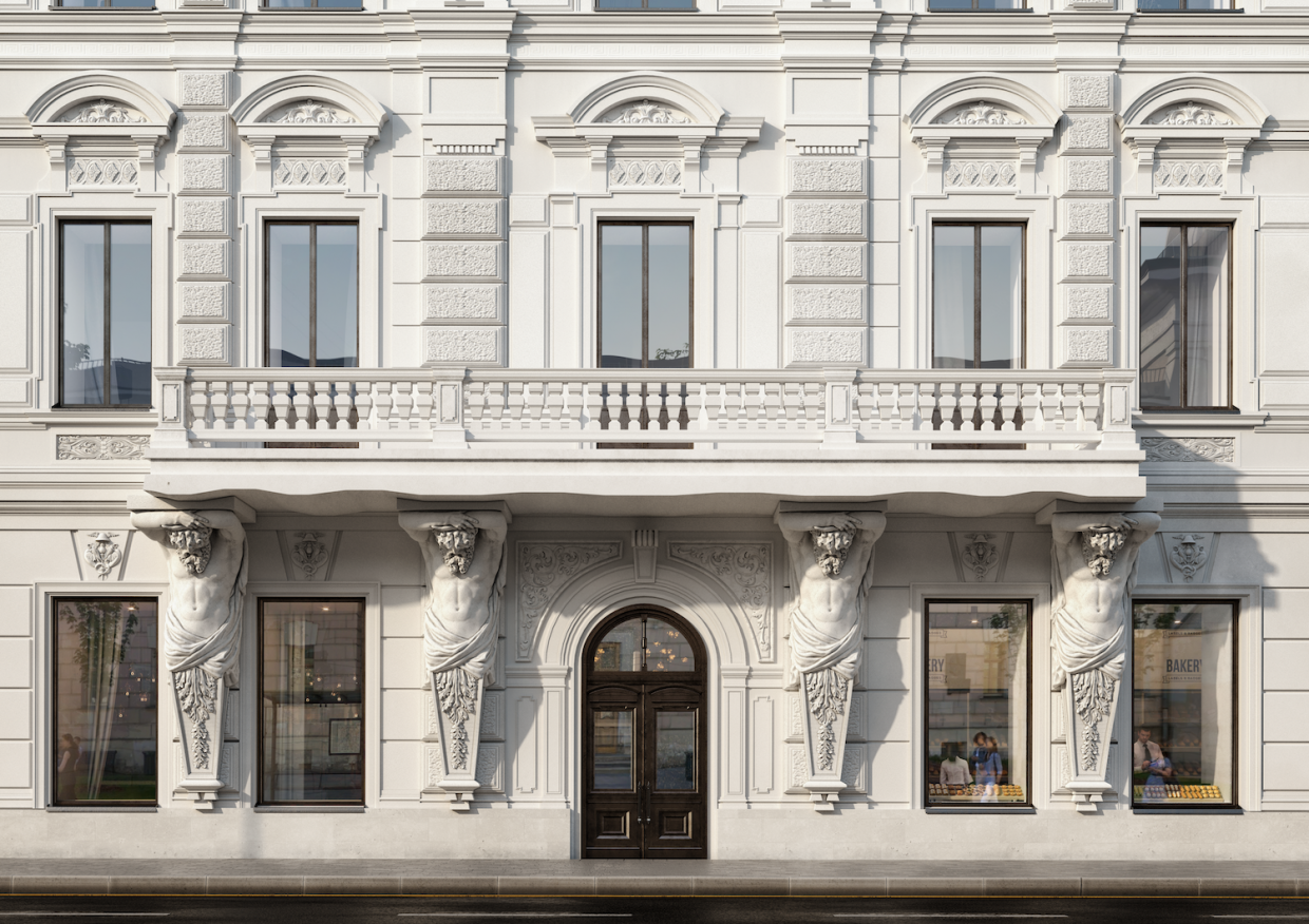 ЖК Дом с Атлантами. Фотографии, планировки, описание